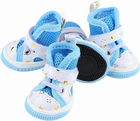 Breathable Dog Sports Shoes Slip Summer Pet Booties for Dogs Puppies Red (3#)