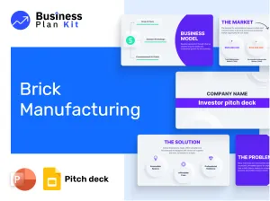 Brick Manufacturing Pitch Deck Example