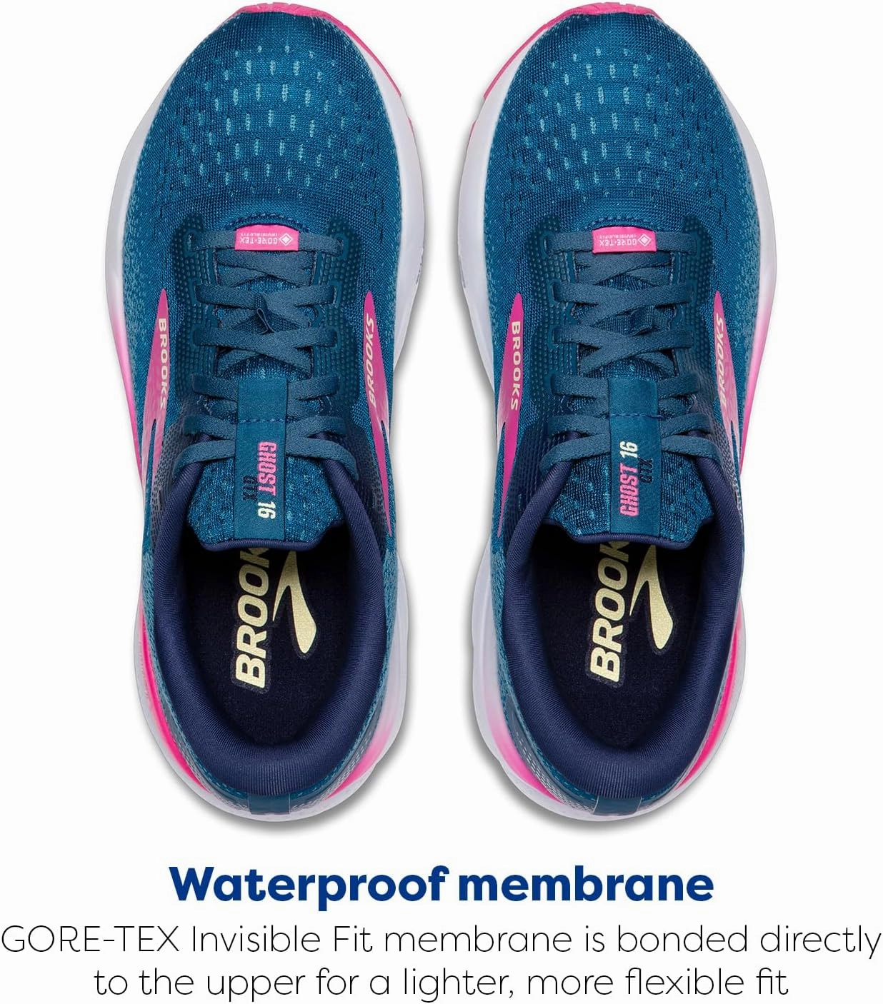 Brooks Women's Ghost 16 GTX Waterproof Neutral Running Shoe