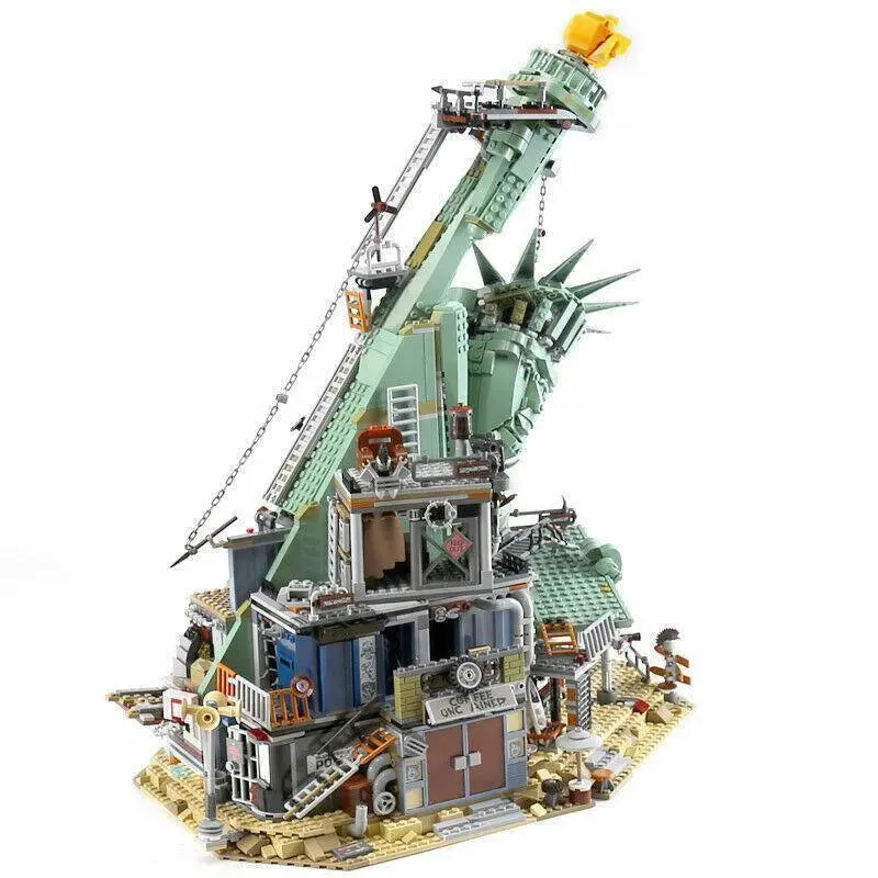 Building Blocks Welcome Apocalypseburg Statue Of Liberty Bricks Toy