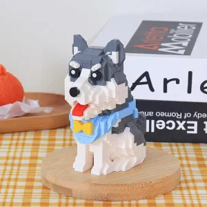 Building Toys for Kids, Boys & Girls, Ages 8 , Pet Dog Husky Building Sets, Animal Figurine, Micro Building Blocks Kit for Adults 796PCS