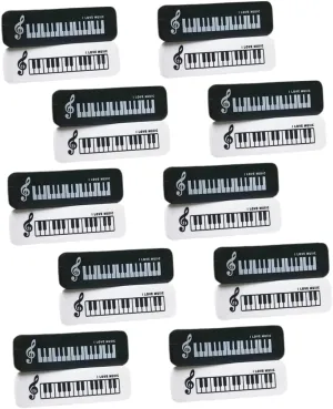 Bulk Erasers 20pcs Mini Piano Erasers for Students for Classroom Rewards