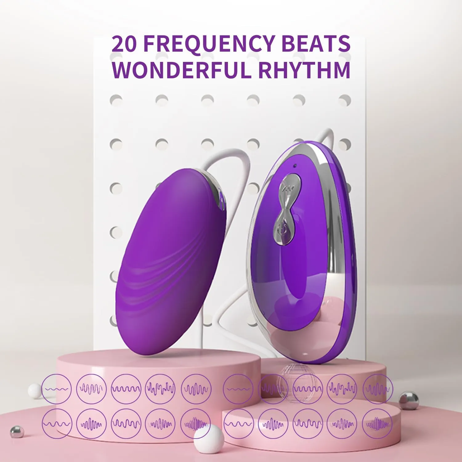 Bullet Vibrator 20 Vibration Modes Remote Control Vibrator Mini Bullet Vibrator Waterproof Adult Sex Toys for Breast Massage, Adult Sex Toys and Clitoral Stimulation Games, Couples Sex Toys