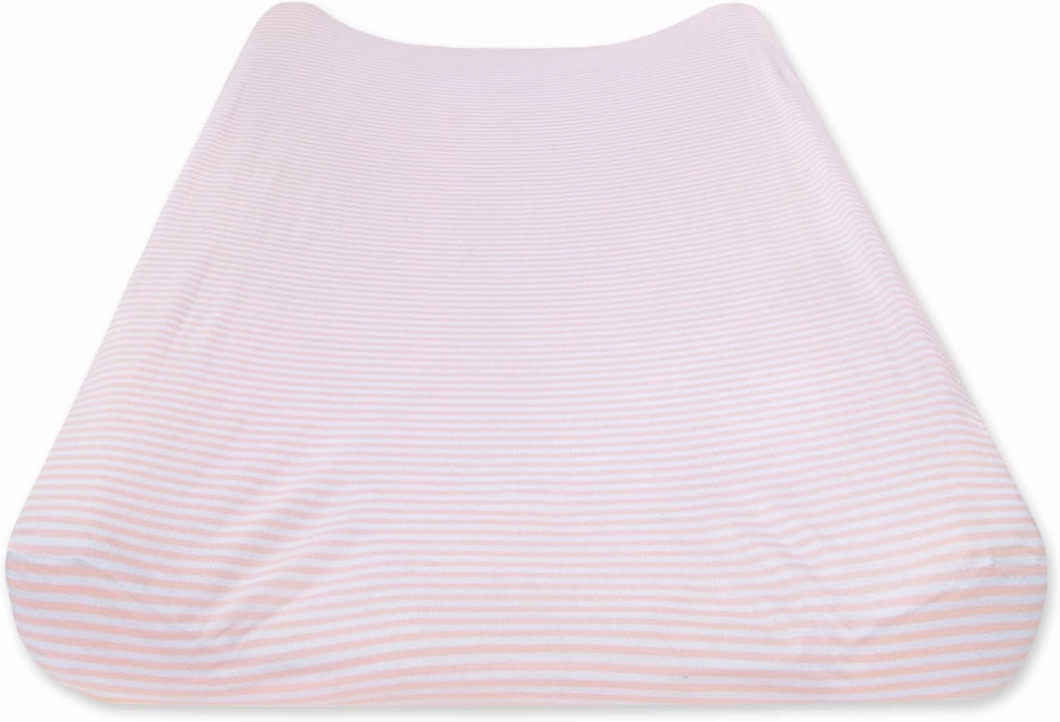 Burt's Bees Baby Unisex Baby Gift Set - Crib Sheet, Changing Pad Cover & Burp Cloths, 100% Organic Cotton Essentials Bundle (Pack of 2)