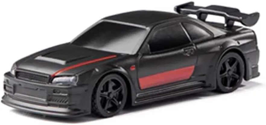 C74 Remote Control Car, 2.4G RC Racing Car 1/76 4CH RC Drift Car, Electric RWD RC Sport Racing Auto Car Model High Speed RC Vehicle Gifts for Adults RTR Version, Black 1, JH16WMOLE11301T2