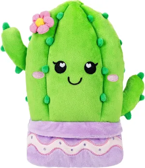 Cactus Microwavable Unscented Heating Pad for Women and Kids- Cute Soft Cozy Pillow Plush Heatable Warm Stuffed Animals - Kawaii Hot and Cold Plushie Food Toy - Cactus Gifts for Girls and Boys