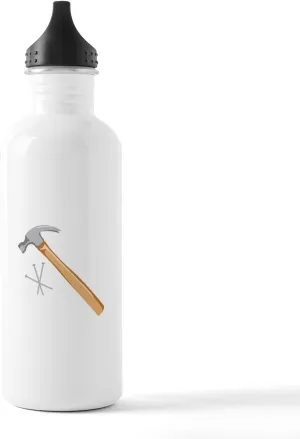 CafePress Hammer And Nails Water Bottle 1.0L (34 oz) Stainless Steel Water Bottle