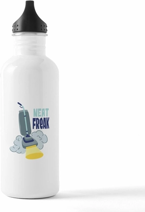 CafePress Neat Freak Water Bottle 1.0L (34 oz) Stainless Steel Water Bottle