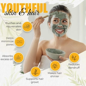 Calcium Bentonite Clay 10 Pounds - Healing Clay to Remove Environmental Toxins for a Whole Body Detox - Health & Beauty Clay from Perfect for Mask, Bath or Wrap.