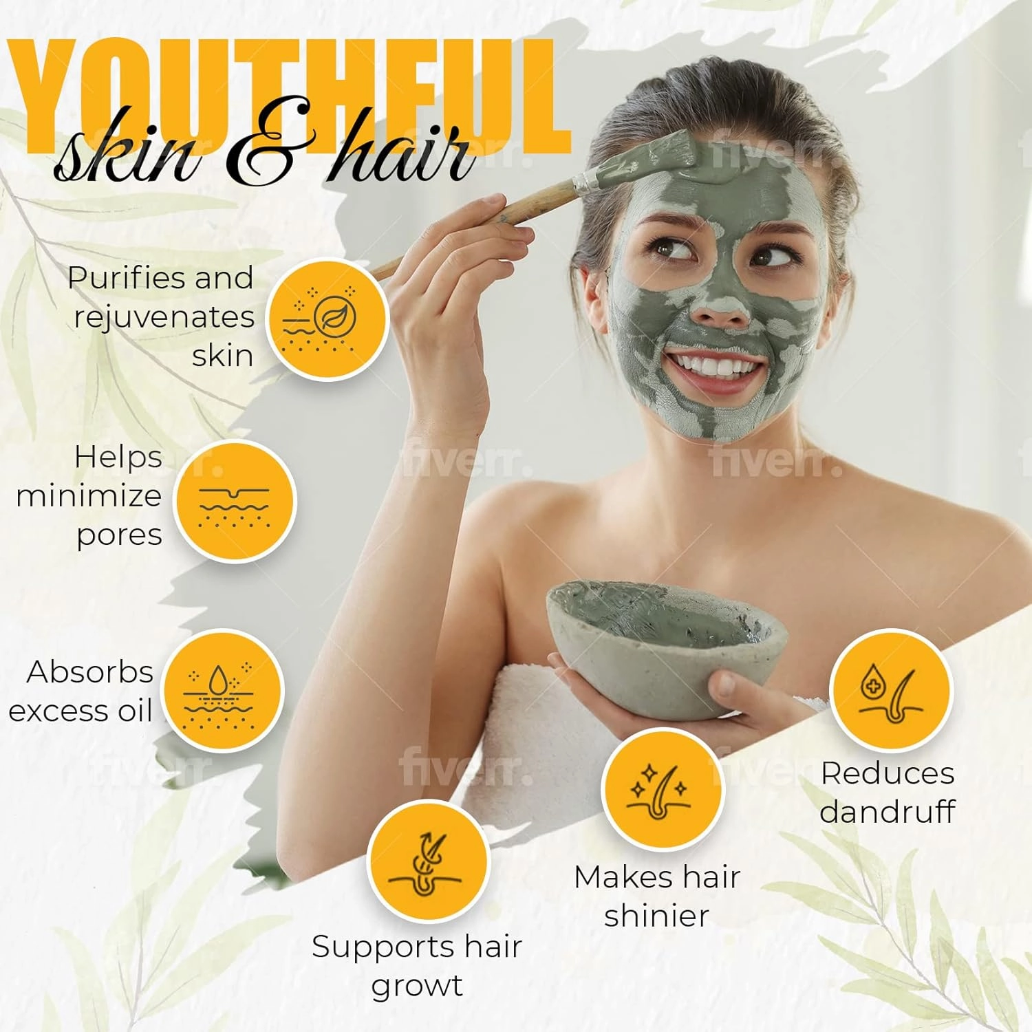 Calcium Bentonite Clay 10 Pounds - Healing Clay to Remove Environmental Toxins for a Whole Body Detox - Health & Beauty Clay from Perfect for Mask, Bath or Wrap.