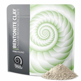Calcium Bentonite Clay Powder 5 Lb – Natural Heavy Metal Detox & Deep Pore Cleansing | Indian Healing | DIY Hair & Facial Mask Treatment for Sensitive Skin | Deo, Bath & Foot Soak