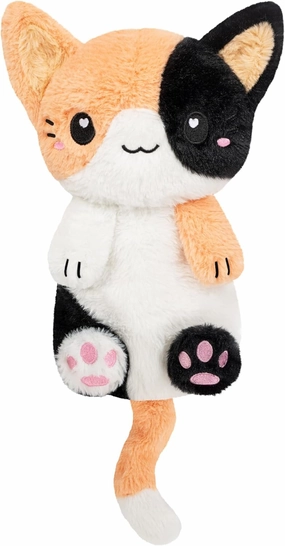 Calico Cat Microwavable 1.5 lbs Unscented Heating Pad for Women and Kids- Cute Soft Cozy Pillow Plush Heatable Warm Stuffed Animals - Kawaii Hot and Cold Plushie - Calico Cat Gifts for Girls and Women
