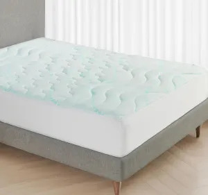 California Design Den Mattress Pads Queen Size, 3-Zone Cooling Soft Non-Slip Quilted Mattress Pad Queen Size Bed, Deep Pockets Fit 8-20 Inch Mattresses