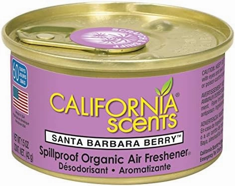 California Scents California Scents Spillproof Can Air Freshener Odor Neutralizer, Santa Barbara Berry, 12 Count