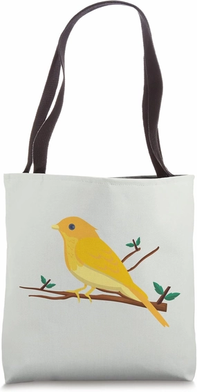 Canaries Birds Songbird Birdwatcher Birder Canary Bird Tote Bag