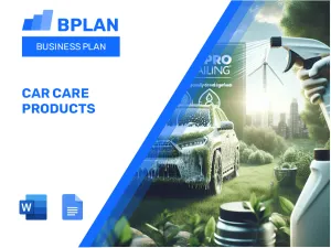 Car Care Products Business Plan
