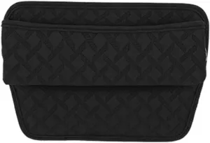 Car Seat Storage Box for Opel Agila/Ascona/Commodore/Kadett/Kapit?n/Manta, Premium Leather Car Storage Box Car Tidy Essentials with USB Charging Hole,E Black