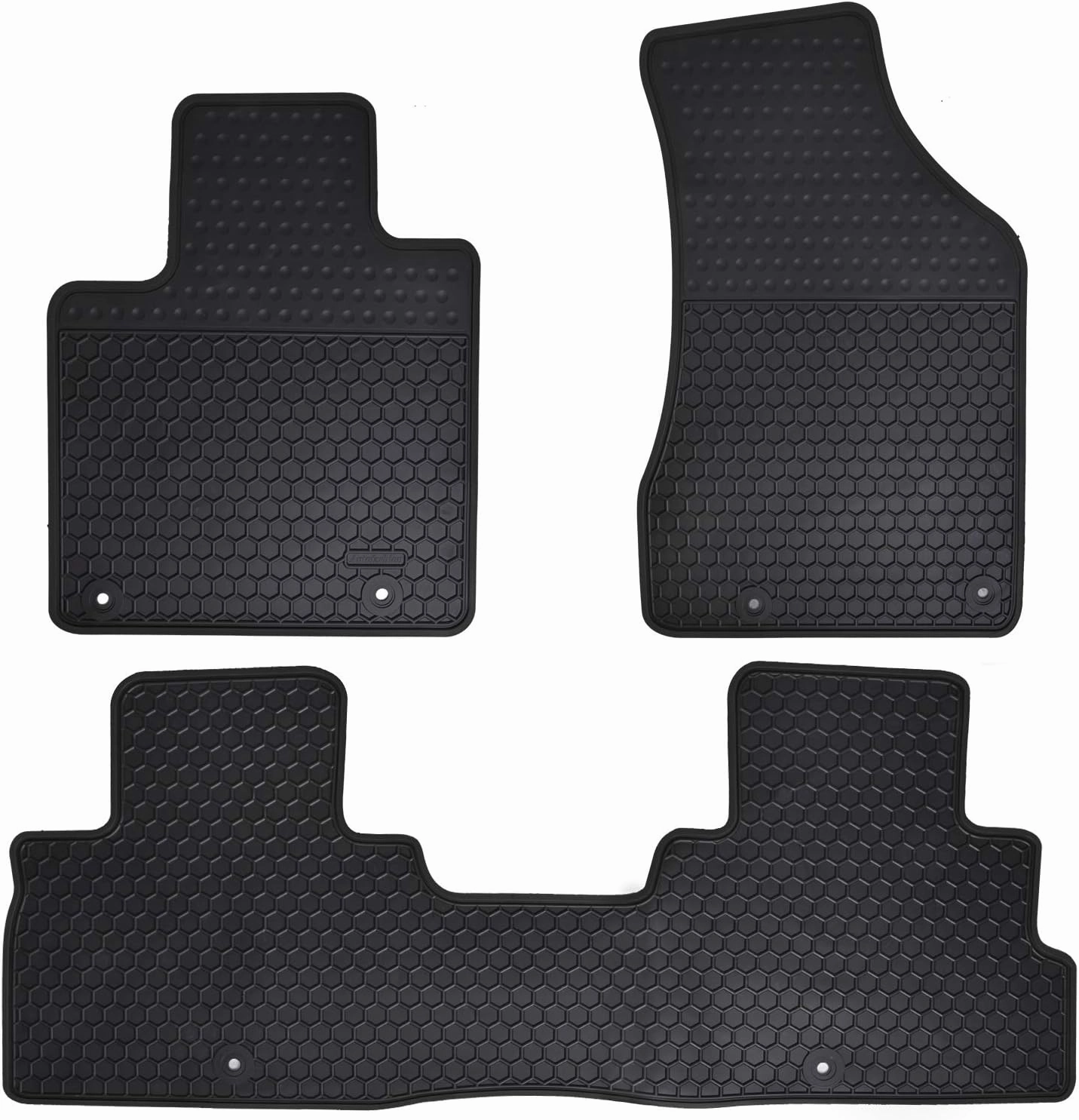 Car Floor Mats Custom Fit for Nissan Murano 2024 2023 2022 2021 2020 2019 2018 2017 2016 2015 Odorless Washable Heavy Duty Rubber (All Weather) Floor Liners Set Black