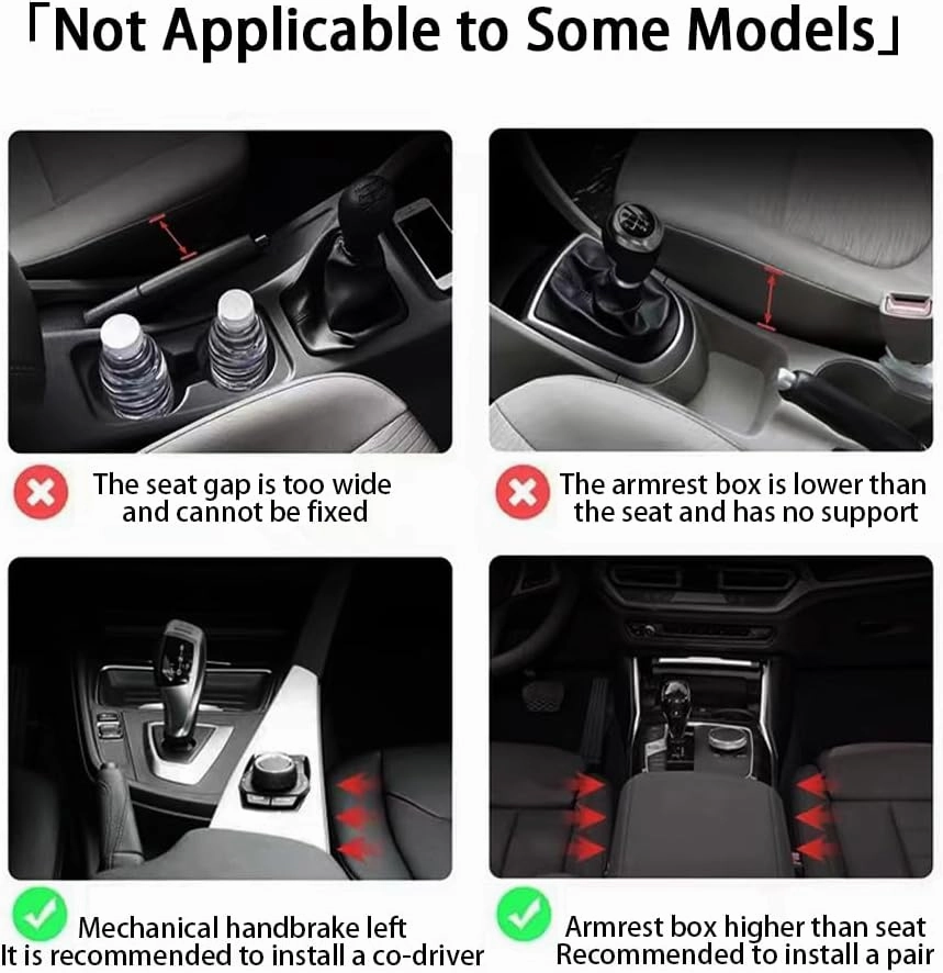 Car Seat Gap Storage Box for BMW X3M X3-M F97 2019 2020 2021 2022 2023 2024, Car Storage Box Seat Gap Storage Box Car Clamp Storage Bag Neat Car Supplies,Red-Driver's seat