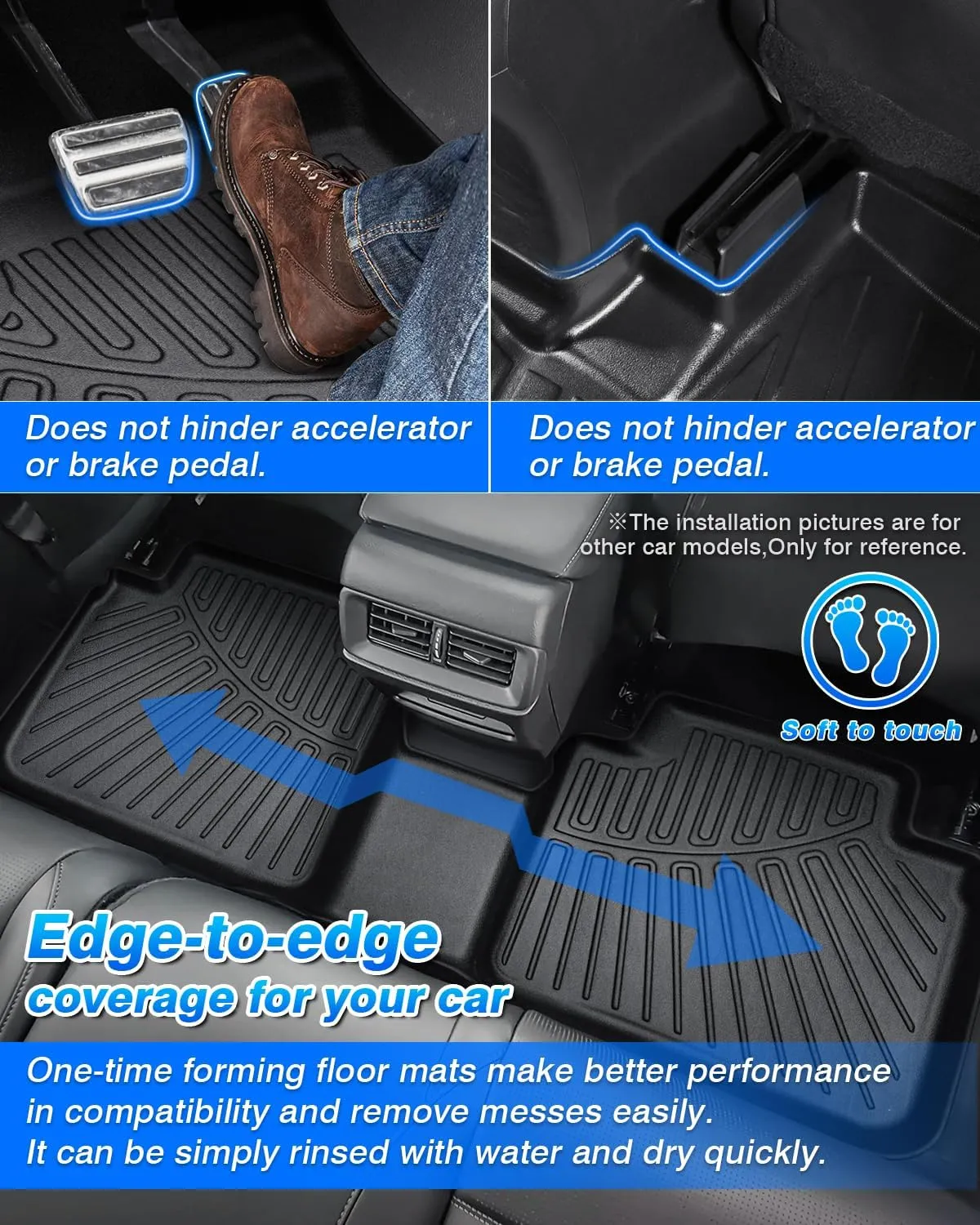 Cartist Floor Mats and Cargo Liner Fit for Buick Envision 2021 2022 2023 2024 2025 All Weather Floor Mat Buick Envision Accessories Heavy Duty Carpet Protection