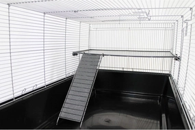 Casablanca Cage - Durable 3-Level Spacious Pet Habitat - Hedgehogs, Guinea Pigs, Small Rabbits, Syrian Hamsters, Degus, Tortoises, Lizards and Other Small Pets