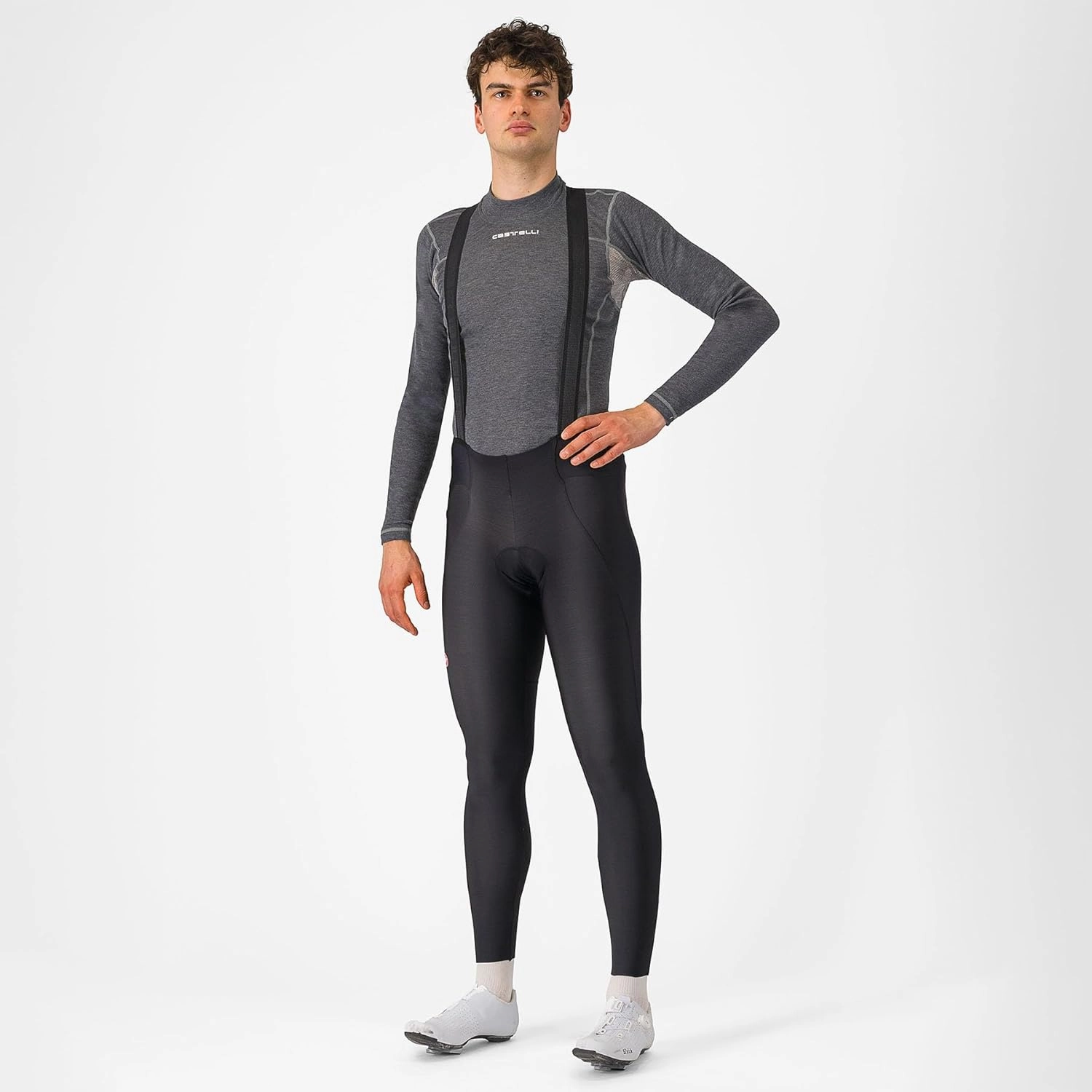 CASTELLI Men’s Espresso Bibtight, Road Cycling Breathable Bib with Pro Level Seat Pad/Chamois for Gravel Biking & Racing