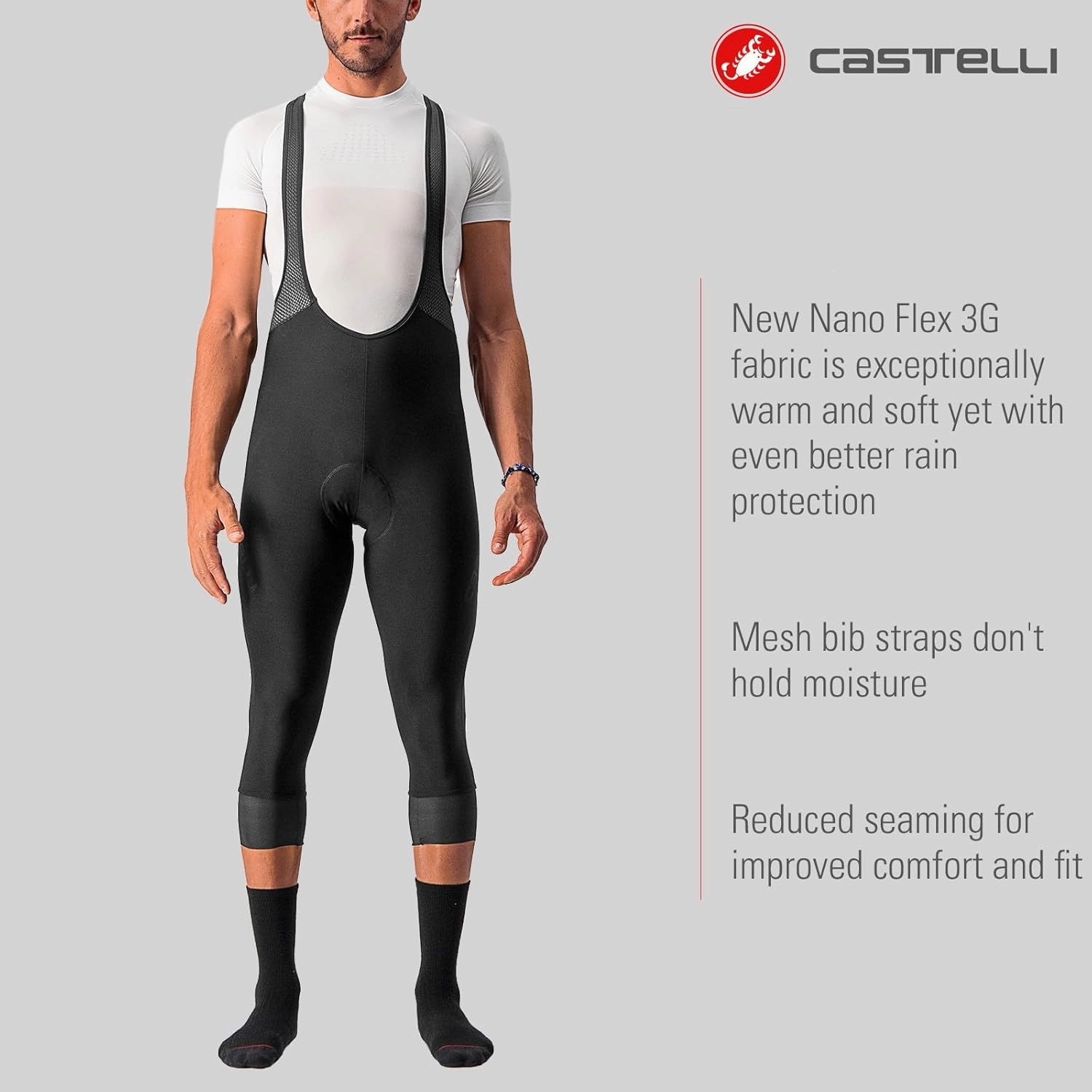 CASTELLI Men's Tutto Nano Bibknicker for Road and Gravel Biking I Cycling