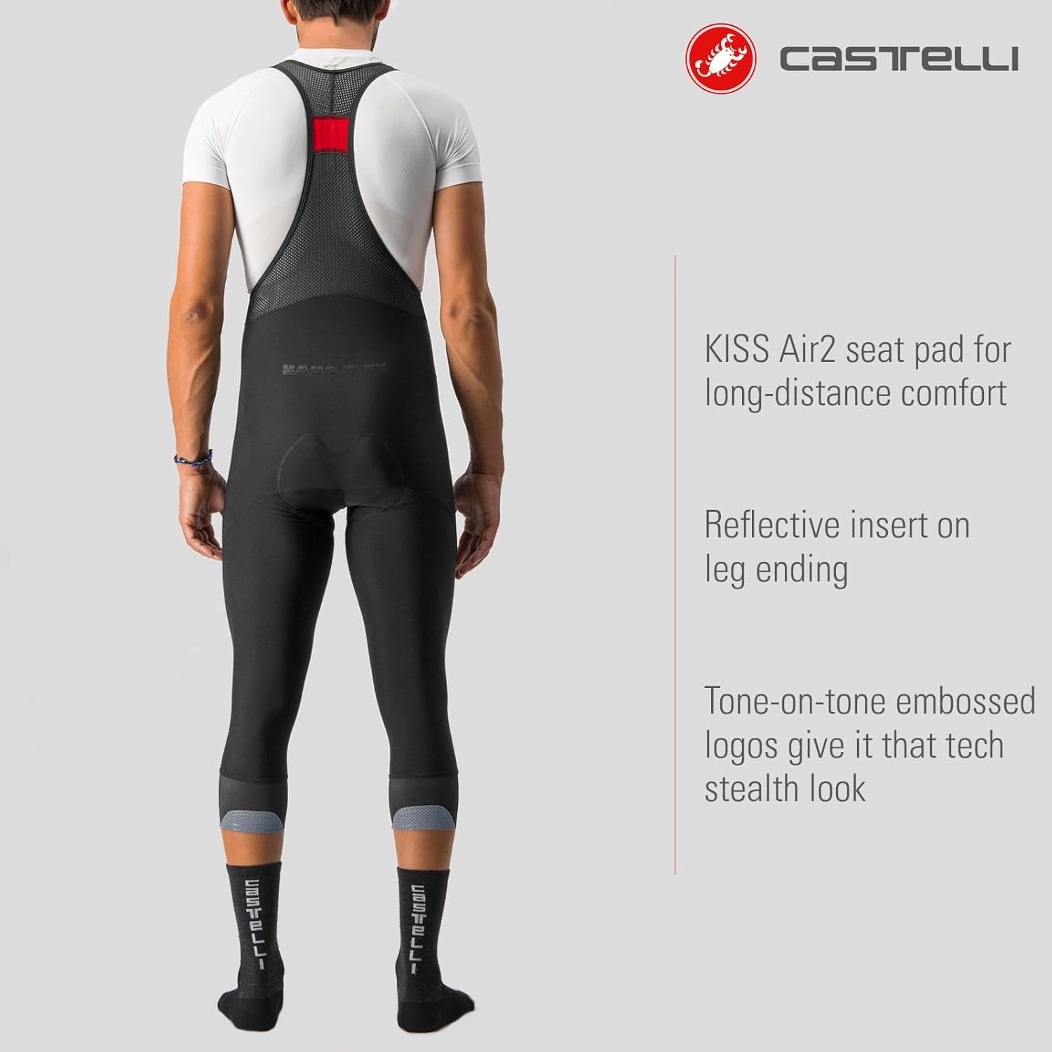 CASTELLI Men's Tutto Nano Bibknicker for Road and Gravel Biking I Cycling