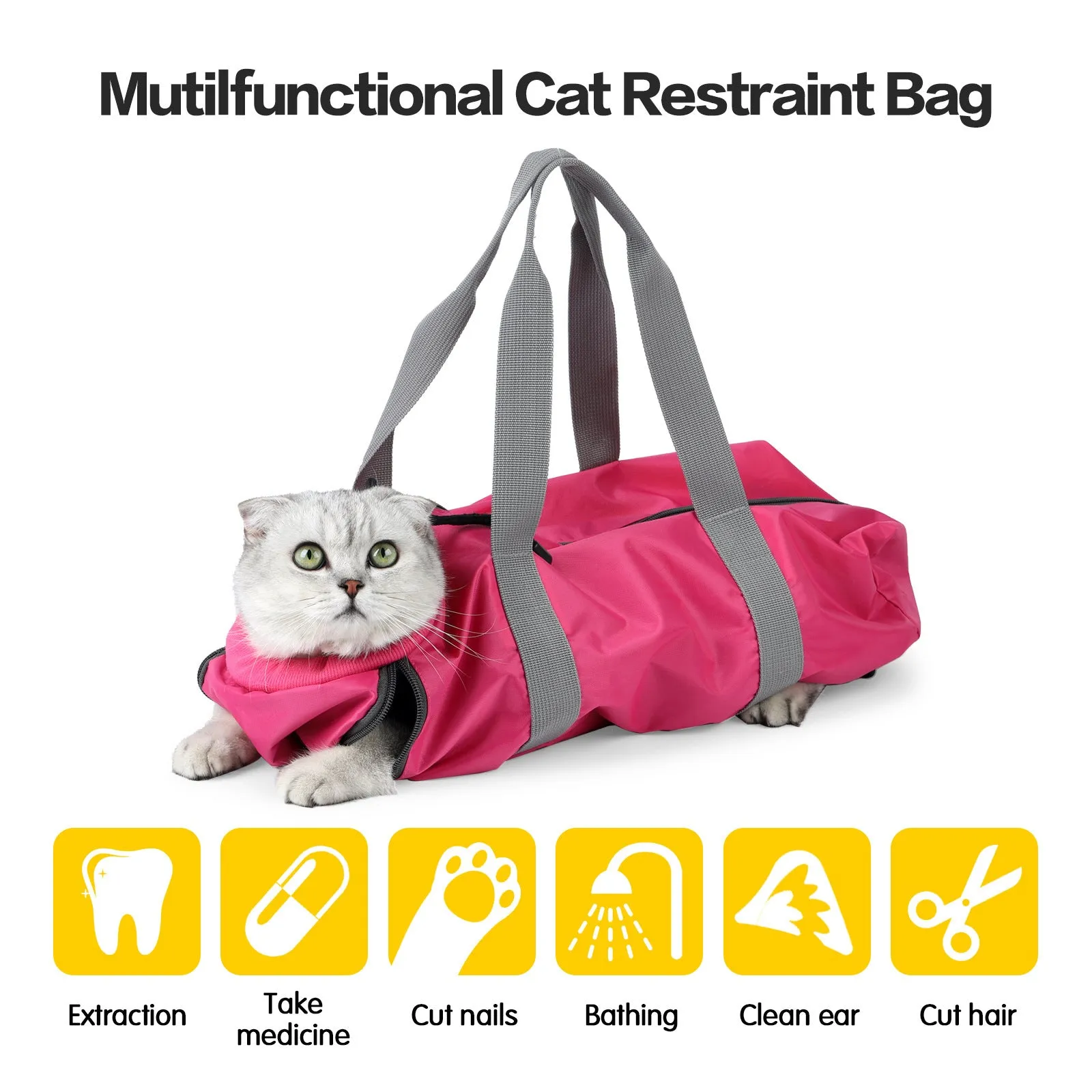 Cat Travel Bag Anti-Scratch and Bite Pet Bag