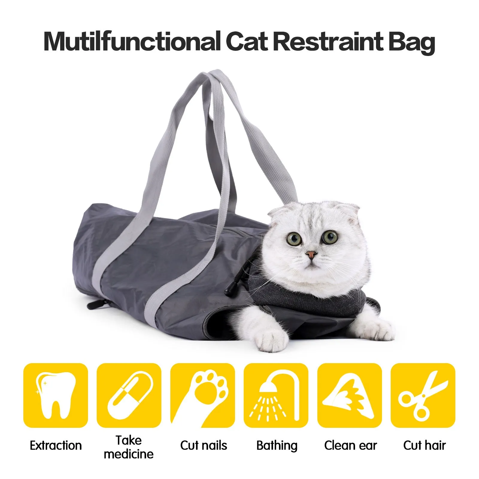 Cat Travel Bag Anti-Scratch and Bite Pet Bag