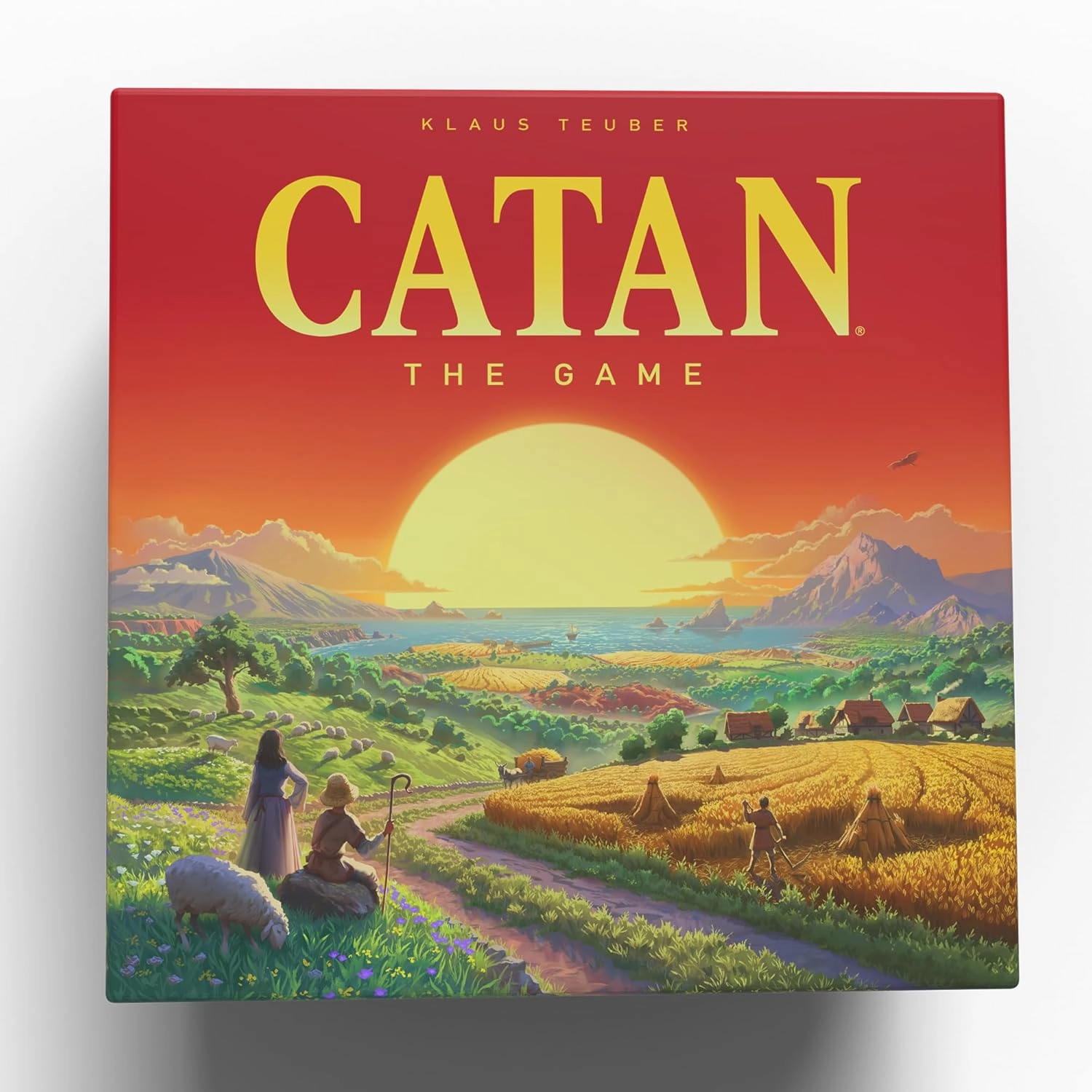 CATAN Board Game (6th Edition) Trade, Build & Settle in The Classic Strategy Game for Family, Kids & Adults, Ages 10 , 3-4 Players, 60-90 Min Playtime, Made by Catan Studio