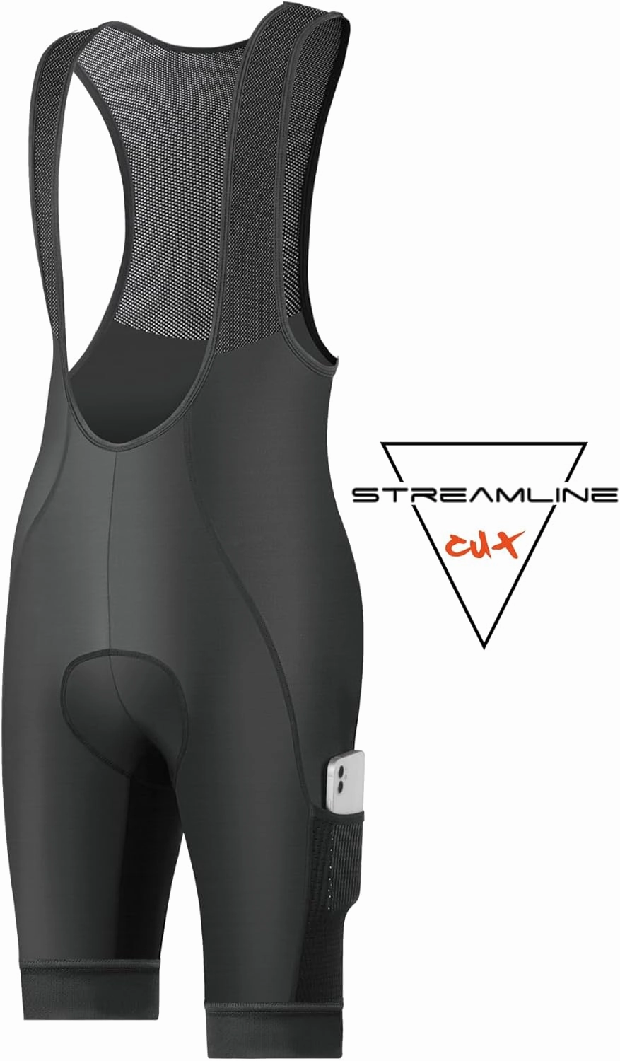 CEROTIPOLAR Cycling Bibs Men, Long Riding Pad Bicycle Biking Bib Shorts UPF50 