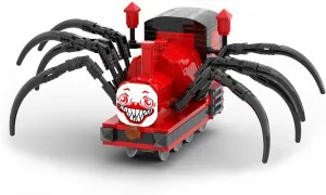 Charles Figure Building Block Set, Horror Game Spider Train Monster Model Toys Collectible Building Bricks Birthday Gift for Kids Adults Fans (260 Pcs)