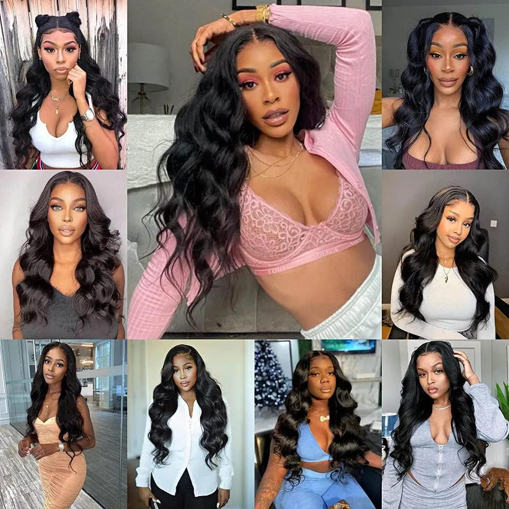 CHEEON 5x5 HD Lace Closure 14in Body Wave Human Hair Lace Closure Unprocessed Brazilian Virgin Human Hair Free Part Natural Black Color