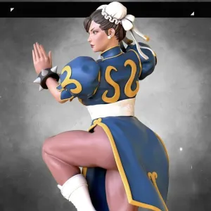 Chun-Li - Street.Fighter 25cm Figure/Statue, SLA/Pla Printed,Painted,Action Figure