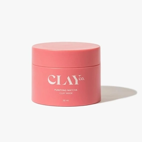 CLAAYCO Skin Purifying Matcha Clay Face Mask 1.69 floz | Detoxifying Face Mask for Glowing Skin | Green Tea Clay Mask | Collagen Mask for Dark Spots | Tan Removal Face Pack | Vegan Skincare