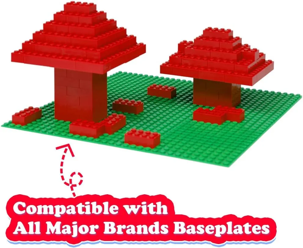 Classic Building Bricks, 200 Piece 2x4 Building Blocks STEM Creative Building Toys Compatible with All Major Brands, MOC Building Bricks DIY Play Set for Kids Age 6  (Red)