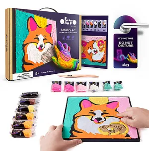 Clay by Number Fox Art Kit