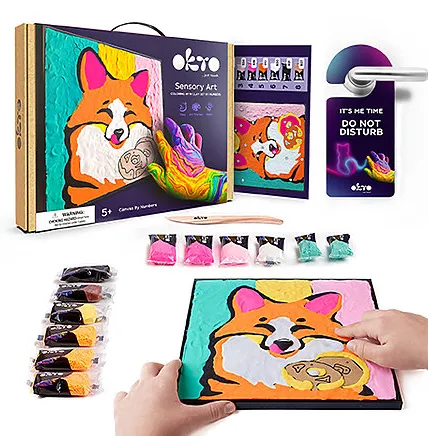 Clay by Number Fox Art Kit