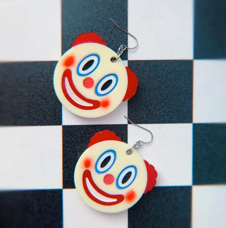 Clown Emoji Earrings