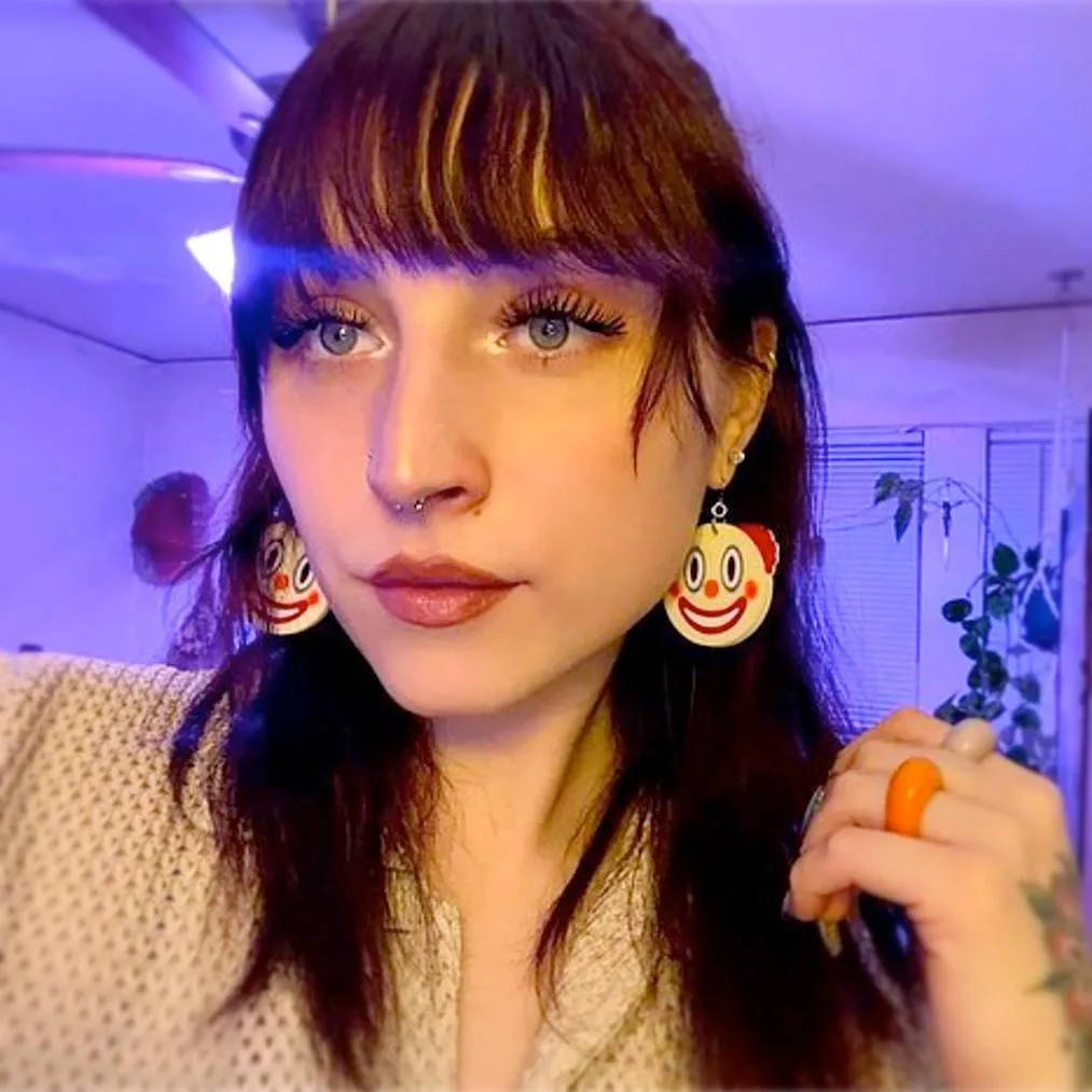 Clown Emoji Earrings