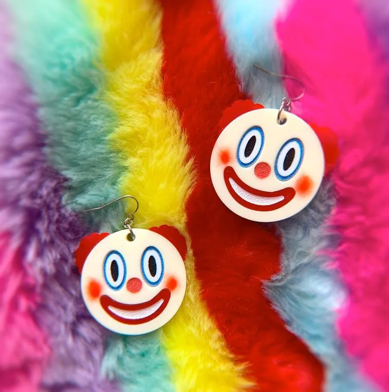 Clown Emoji Earrings