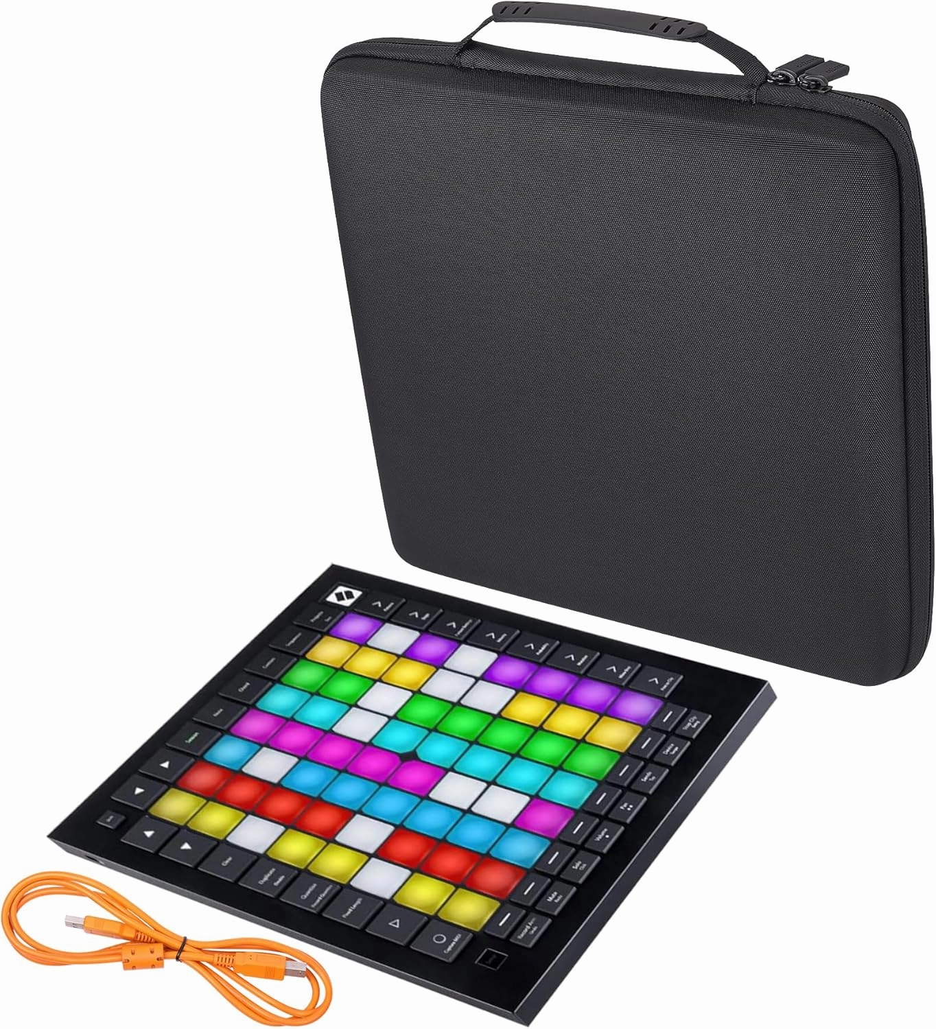 co2CREA Hard Travel Case Replacement for Novation Launchpad Pro MK3 Production Performance Grid Controller