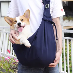 Comfortable Pet Carrier Bag for Dogs & Cats - Travel Tote Sling