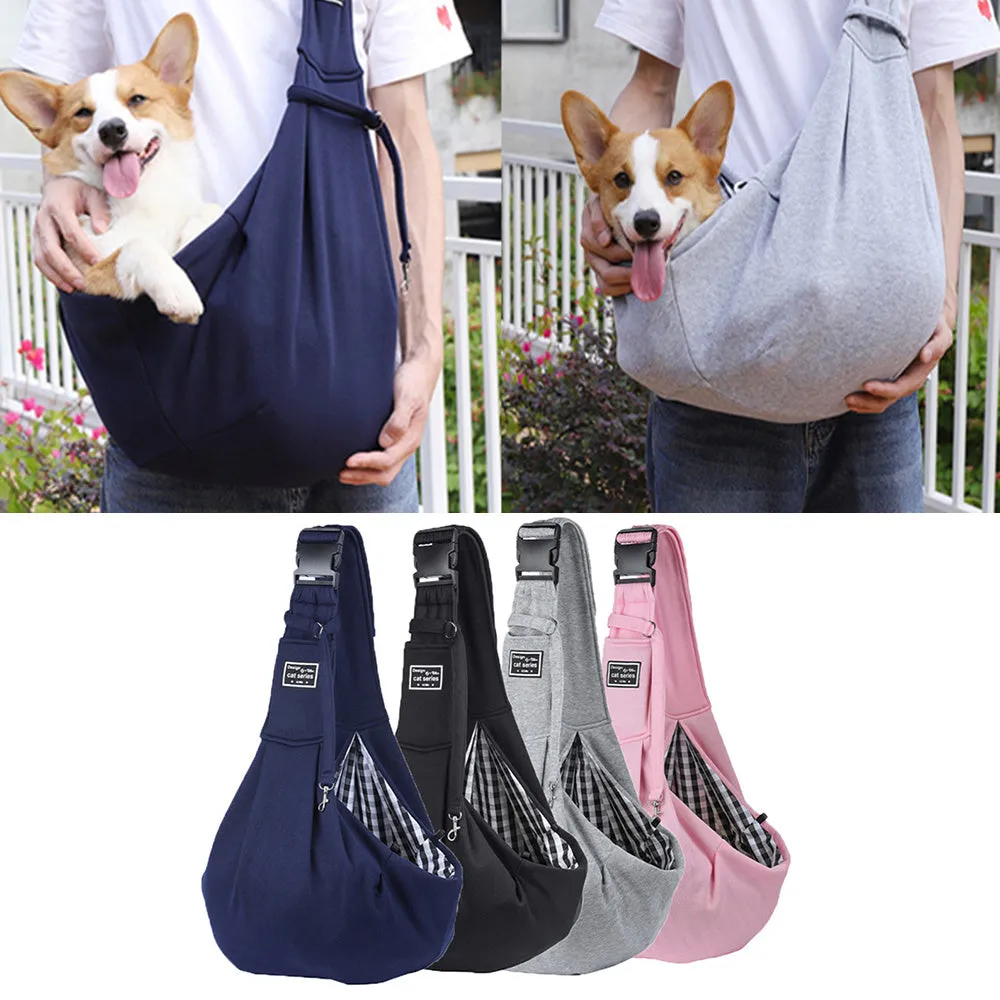 Comfortable Pet Carrier Bag for Dogs & Cats - Travel Tote Sling