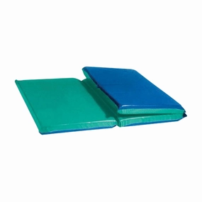 Constructive Playthings Two-Tone Deluxe Rest Mats, 3-Section 2 Inch Thick Foam Mat for Classroom and Day Care