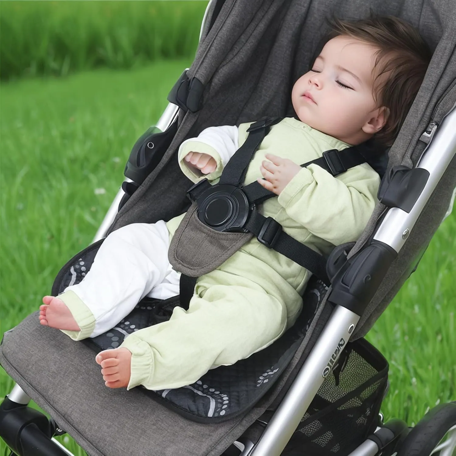 COOLBEBE Infant Car Seat Protector for Potty Training, 2 Pack Dry Waterproof Car Seat Liner Toilet Training for Baby Infant Toddler, Piddle Pads Cover Car Seat Pad for Strollers & Carseat (Black,2PC)