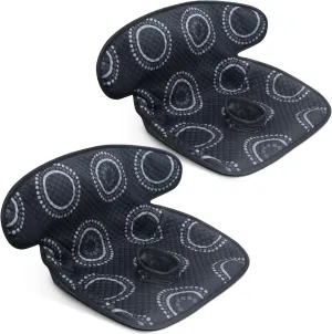 COOLBEBE Infant Car Seat Protector for Potty Training, 2 Pack Dry Waterproof Car Seat Liner Toilet Training for Baby Infant Toddler, Piddle Pads Cover Car Seat Pad for Strollers & Carseat (Black,2PC)
