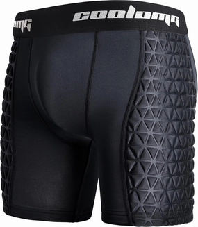 COOLOMG Men Adult Padded Baseball Sliding Shorts with Cup Pocket for Softball Football Hockey