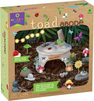 Craft-tastic — Nature Toad Abode — Kid’s Arts and Craft Kit — Build an Outdoor Mushroom Home — for Ages 5 